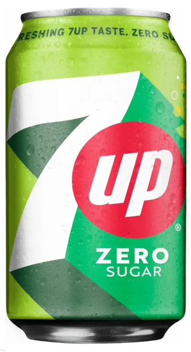 7Up Zero Sugar (24 x 0,33 Liter Dosen DK)