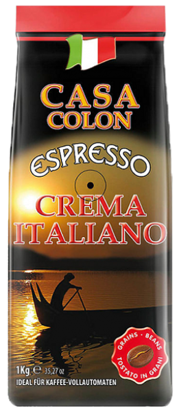 Casa Colon Espresso Crema Italiano - 8 x 1kg