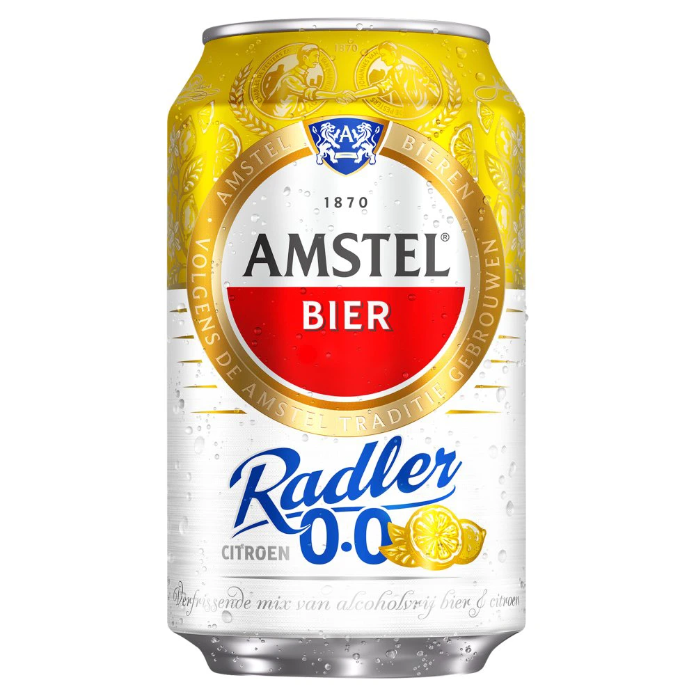 Amstel Citroen Radler 0% (24 x 0,33 Liter STG Dosen NL)