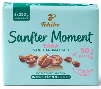 Tchibo Sanfter Moment Sana Gemahlen - 9 x 500g